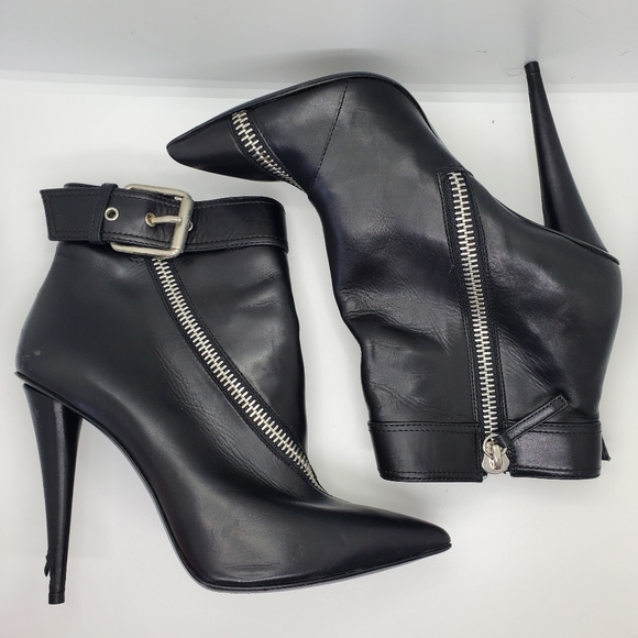 Giuseppe Zanotti Women's Cross-Zip Ankle Bootie 37 = US 6.5 - Picture 2 of 12